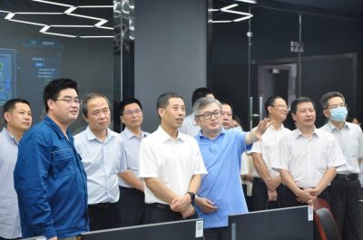 浙江省人大常委會副主任李學忠一行來公司調研指導